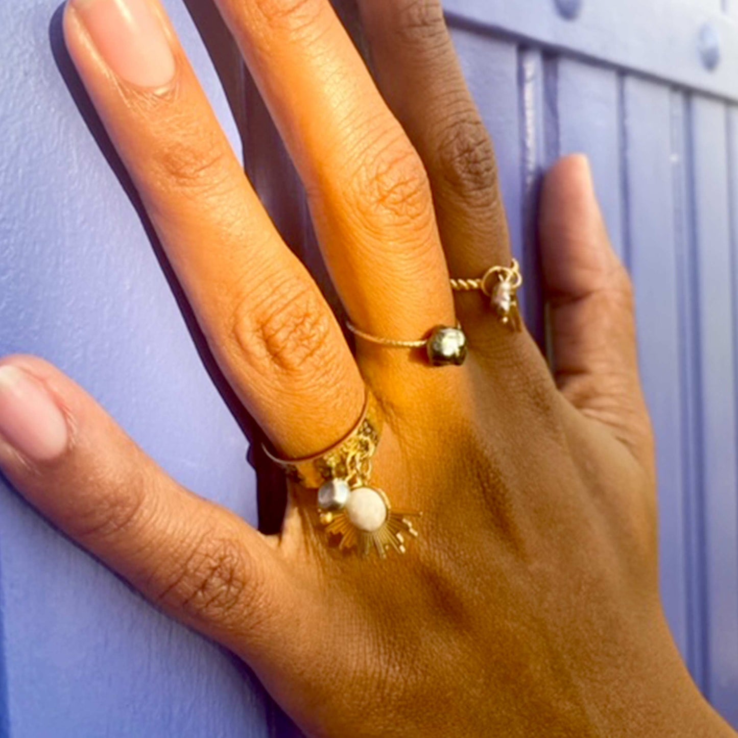 Bague breloques Mahana